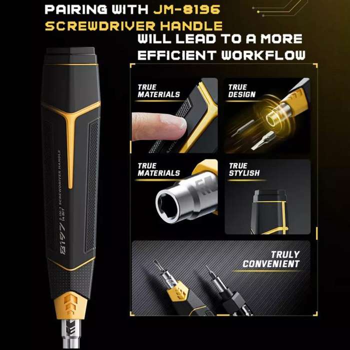 Jakemy JM-8198 135 in 1 Modular Manual Tool Box