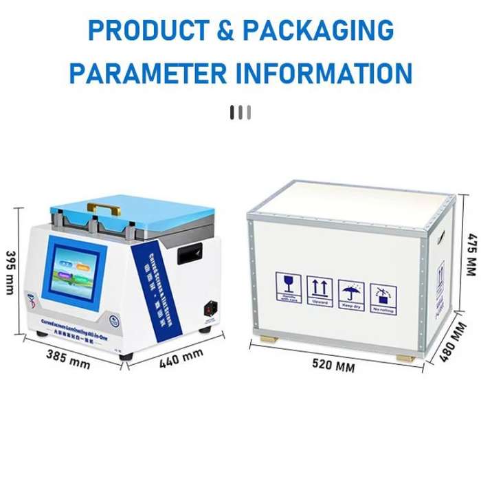 YYD YD-639 UV Curing Laminating Defoaming All-in-One, Plug:UK Plug