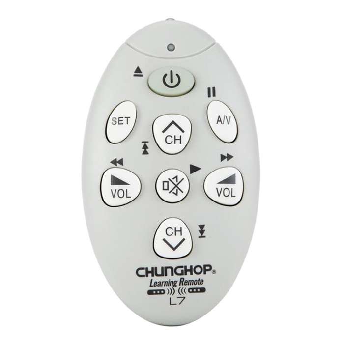 CHUNGHOP L7 Infrared Learning Universal TV Remote Control(Grey)