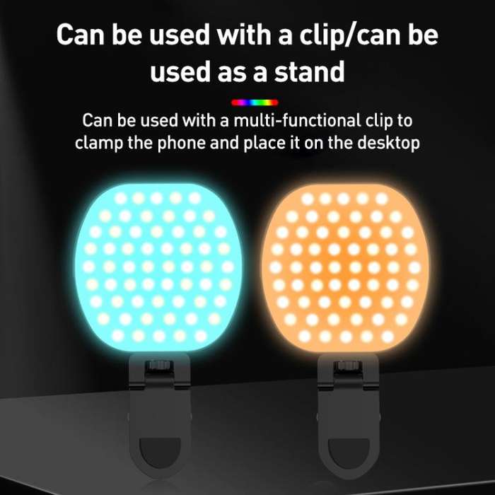 W70 Multifunctional Portable Magnetic Fill Light, Style:RGB Light
