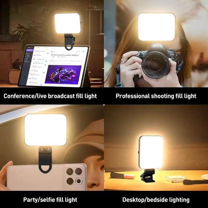 W80 Multifunctional Portable Magnetic Fill Light, Style:RGB Light