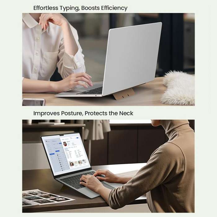 NILLKIN DualWing Adhesive Laptop Stand(Black)