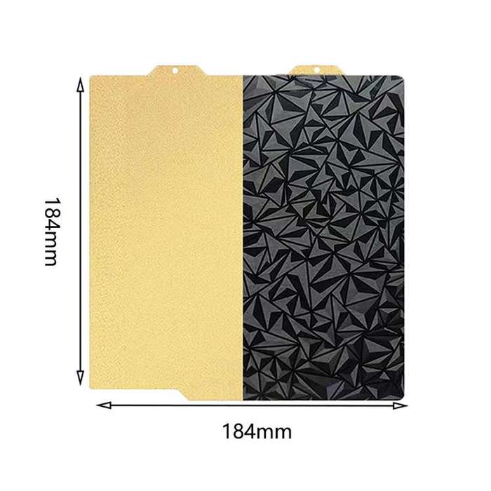 3D Printing Build Plate 184mm For Bambu Lab A1 mini Printer, Style:PEI Coating + PEO Film
