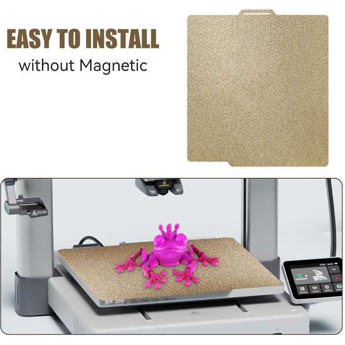 3D Printing Build Plate 257mm For Bambu Lab A1 Printer Platform, Style:PEI Double-sided Coating