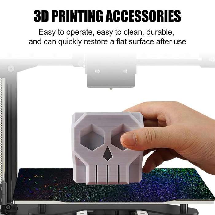 3D Printing Build Plate 257mm For Bambu Lab A1 Printer Platform, Style:PEI Coating + PEY Film