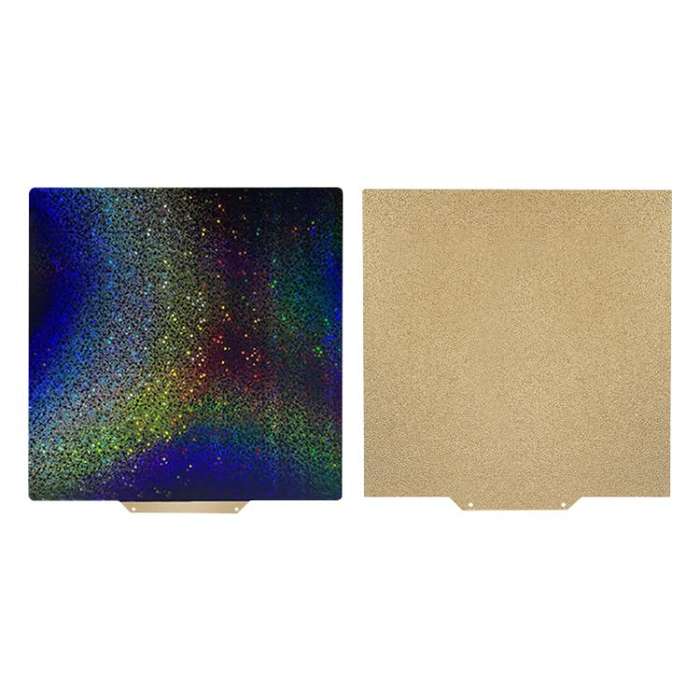 PEI Coating Smooth Starry PET Film Double-Sided 3D Printing Build Plate, Size:220x220mm