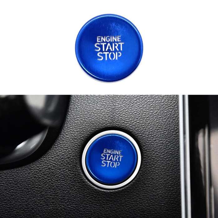 For Hyundai Tucson / Elantra 2021-2023 One-key Start Engine Key Ignition Switch Button Protective...