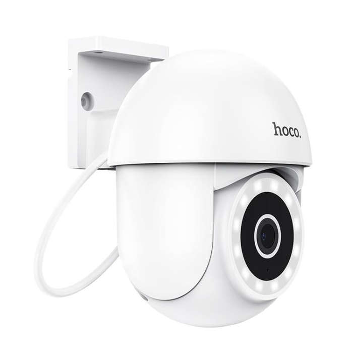 hoco D2 3MP 2.4G WiFi IP65 Outdoor PTZ HD Camera(EU Plug)