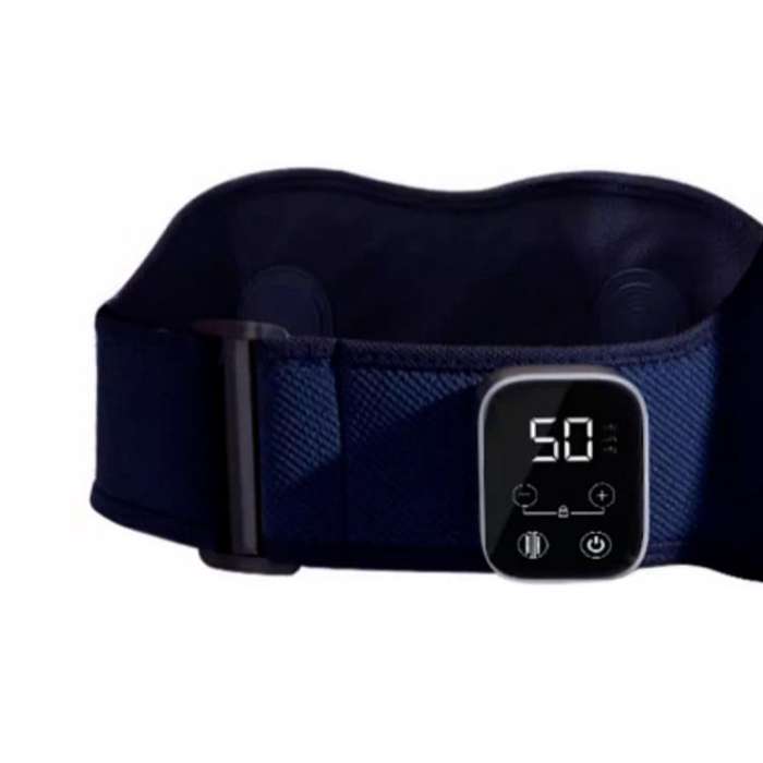WG-HG-16008 Hot Compress Massage Waist Massager Period Pain Relieve Massager(Navy Blue)