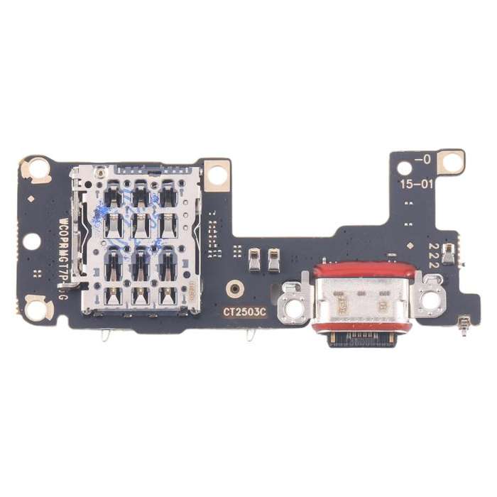 For Realme GT7 5G Charging Port Board With SIM Card Holder Socket, Not Supporting Fast Charging