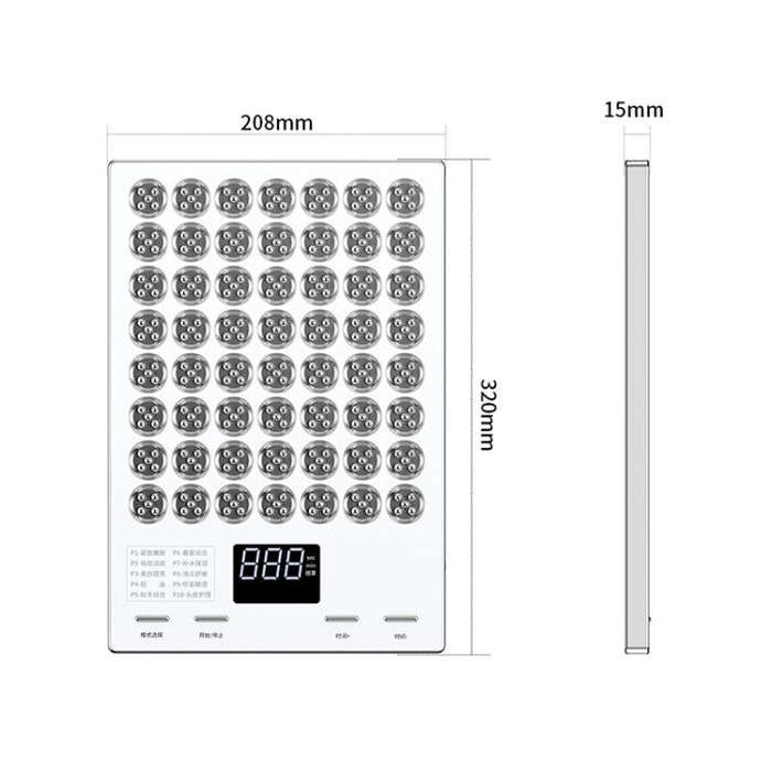 WG-YM-8005 280 LED Lamp Beads Beauty Device Photon Rejuvenation Instrument, US Plug(White)