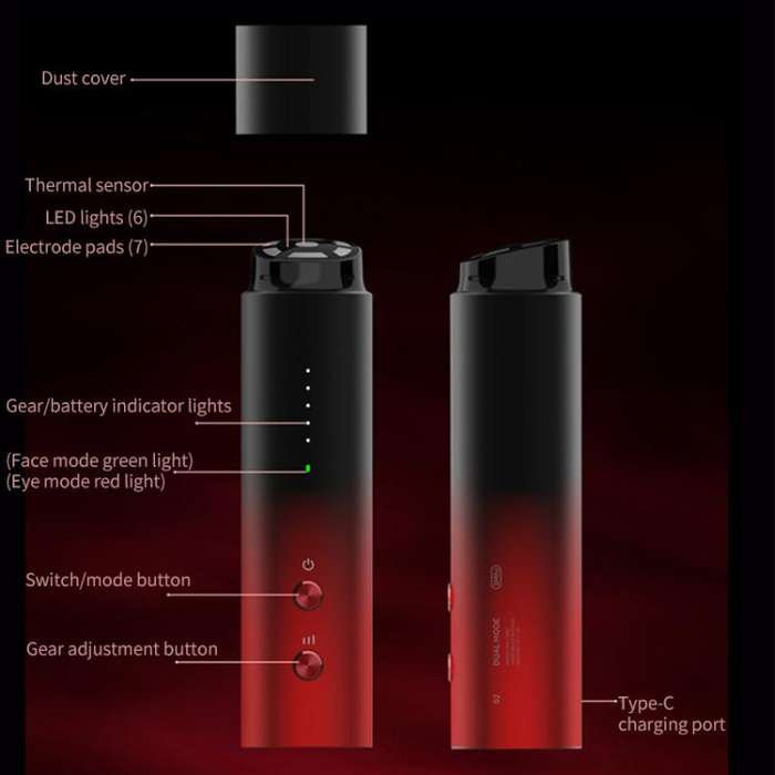 L3007 Frequency Conversion Microcurrent Photon Skin Rejuvenation RF Beauty Instrument(Gradient Co...