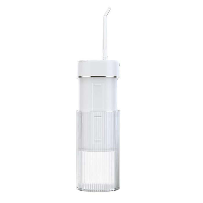 WF-B309 Retractable Electric Water Flosser Portable Oral Irrigator, 190ml Water Tank(White)