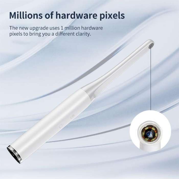 FY-B800 Visual Oral Observation Instrument Wireless WiFi HD Oral Endoscope(White)