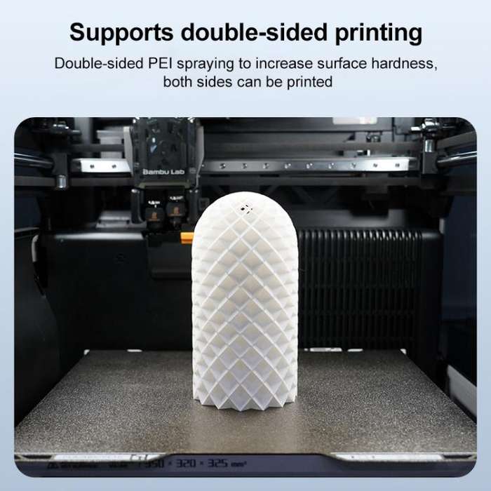 3D Printer Build Plate Spring Steel Sheet For Bambu Lab H2D, Style:Double-sided PEI Coating