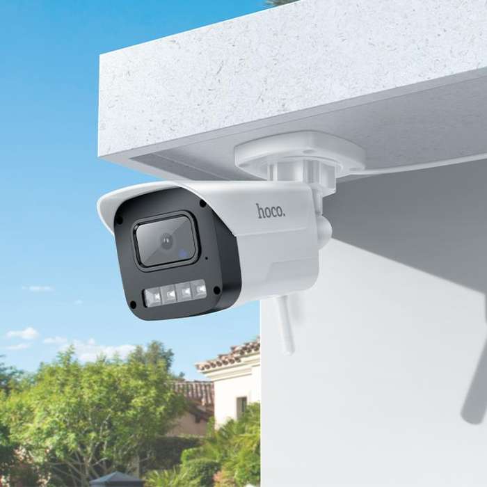 hoco D4 2MP 2.4G WiFi IP65 Outdoor HD Bullet Camera(EU Plug)