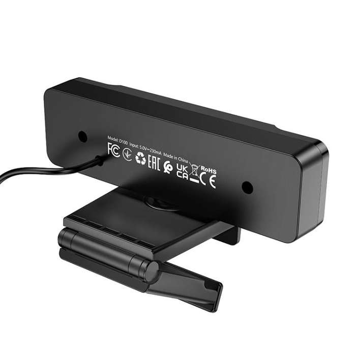 hoco D100 1080P 2MP USB Computer Camera(Black)