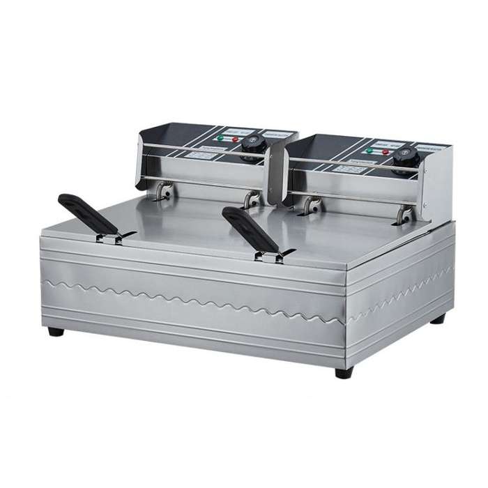 Multifunctional Commercial Stainless Steel Thick Electric Fryer Electric Boiler, Single Cylinder ...