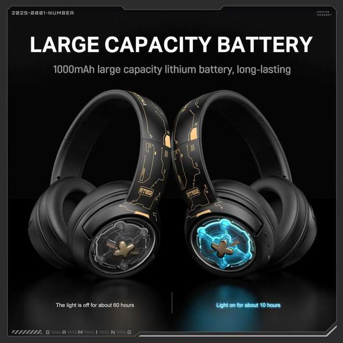 ONIKUMA GT802  Bluetooth 2.4G Wired E-sports Game Headset(Black)