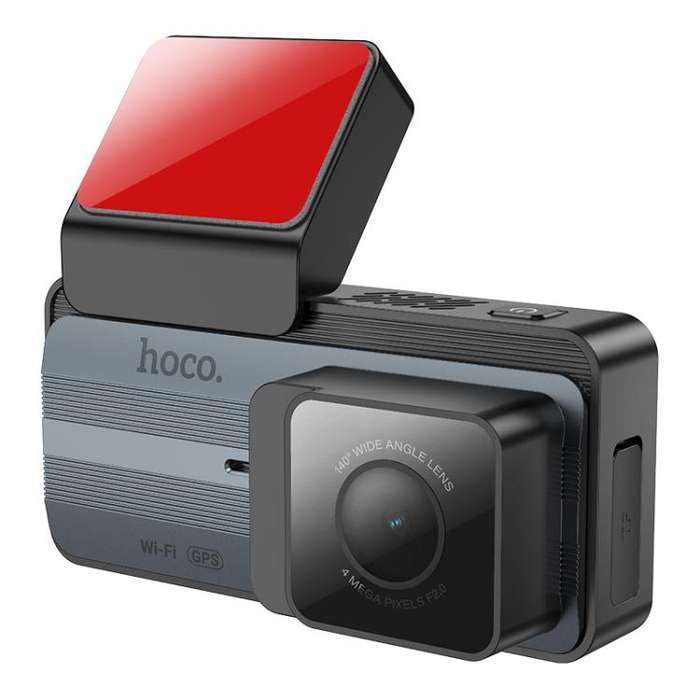 hoco DV11 2K 3.69 inch IPS Screen Display GPS Driving Recorder(Silver Grey)