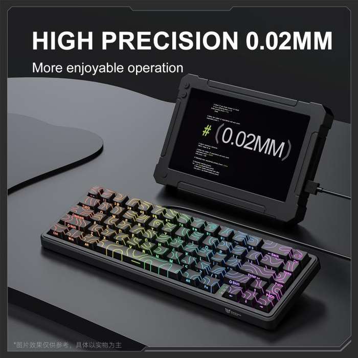 ONIKUMA G67 67-key RGB Wired Magnetic Axis Mechanical Gaming Keyboard(Black)