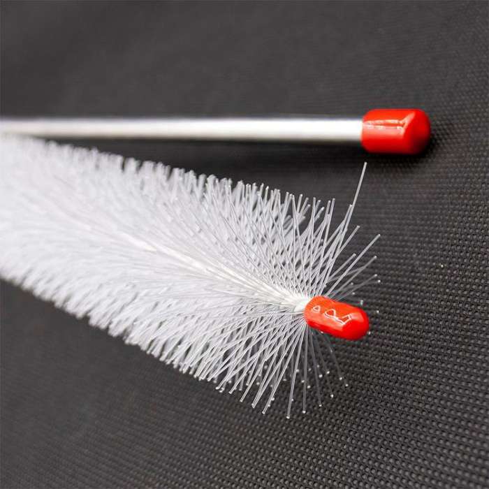 Car Water Tank Radiator Cleaning Brush(Brush Head + Stainless Steel Rod)