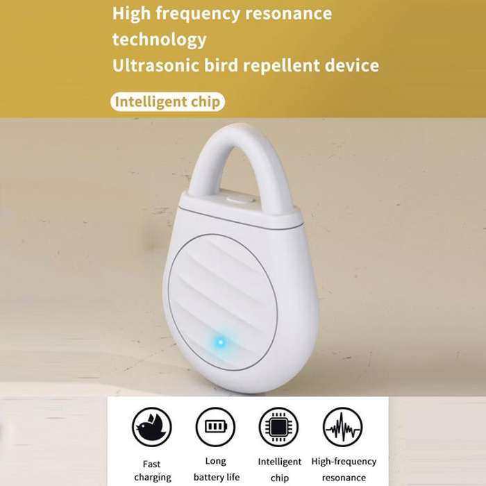 Car Ultrasonic Mosquito Repellent Multifunctional Mouse Repellent(White)