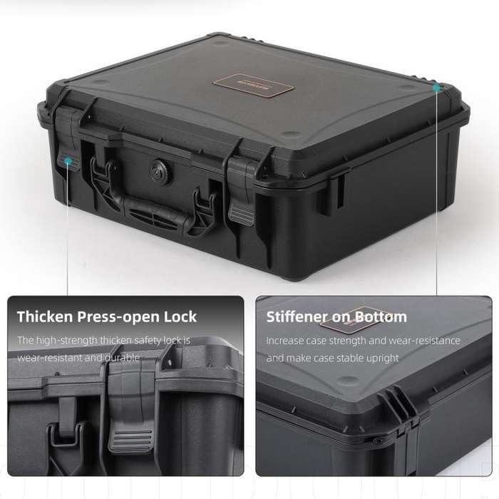 For DJI Mavic 4 Pro Sunnylife Safety Carrying Case Hard Travel Case Large Capacity Waterproof Sho...
