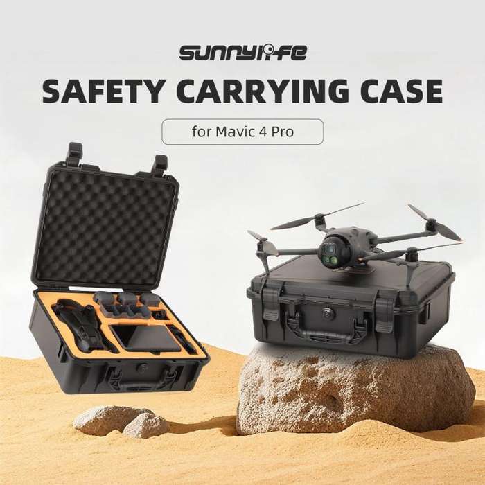 For DJI Mavic 4 Pro Sunnylife Safety Carrying Case Hard Travel Case Large Capacity Waterproof Sho...
