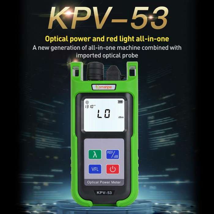 Komshine KPV-53 Optical Power Meter Fiber Loss Measuring Instrument, Model:KPV-53-A/-70dBm+6dBm