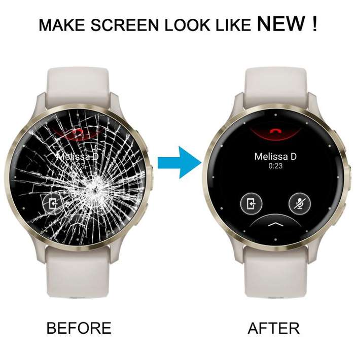 For Garmin Venu 3S Original LCD Screen with Digitizer Full Assembly, Without NFC Sticker