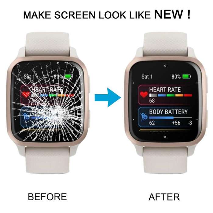For Garmin Venu SQ 2 Music Original Front Screen Outer Glass Lens