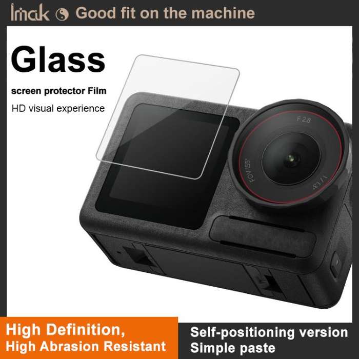 For GoPro Max imak Tempered Glass Film, Self-positioning Version