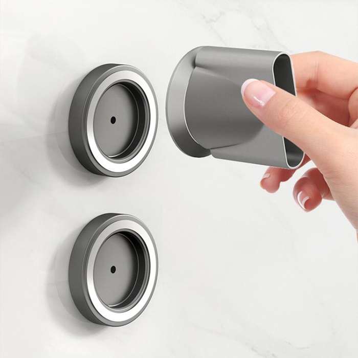 Aluminum Air Nozzle Stand For Dyson / Laifen Hairdryer(Silver)