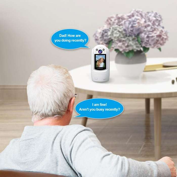 SriHome SH060 2MP 2.4 inch IPS Screen Smart IP Camera Supports Two-way Video Voice Call(UK Plug)