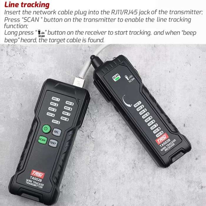 TASI TA502B Multi-function Network Cable Tester