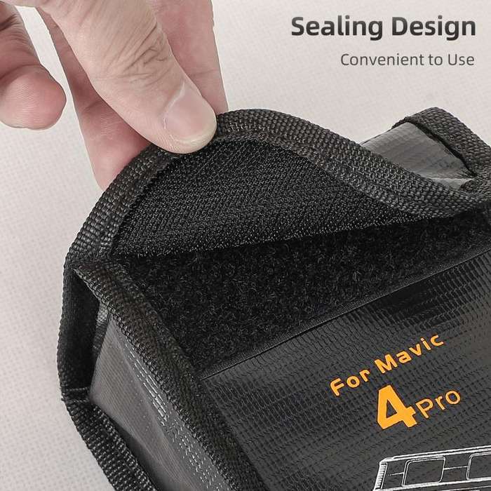 For DJI Mavic 4 Pro Sunnylife Battery Explosion-proof Safe Bag Protective Li-Po Safe Bag(For 2pcs...