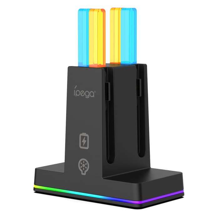 ipega Vertical Charging Station For Nintendo Switch 2 Joy-Pads(Black)