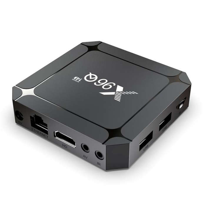 X96Q Android 14 Smart TV Box, RK3518 Quad-Core Cortex-A53, Memory:2GB+16GB(US Plug)