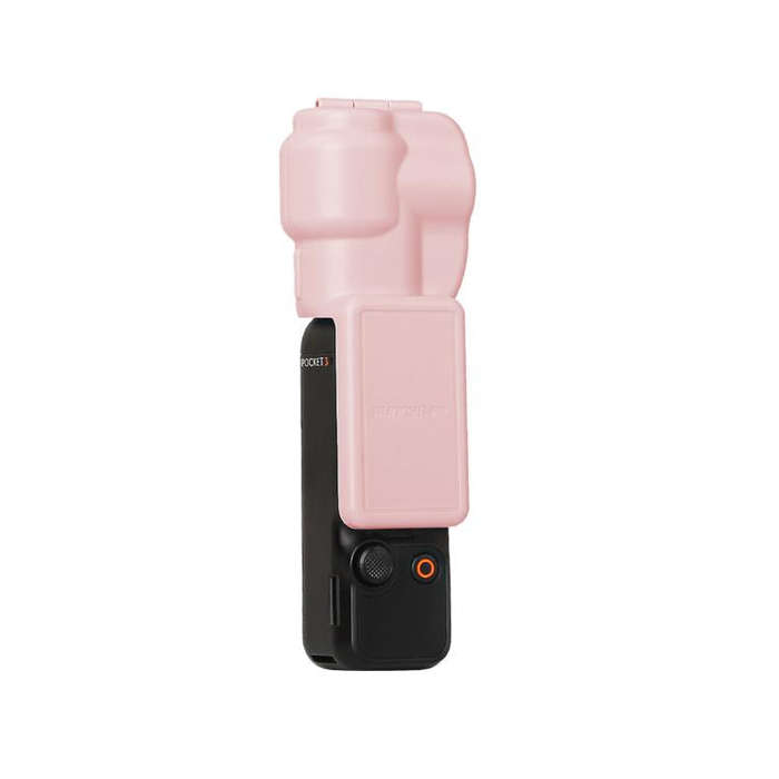 For DJI OSMO Pocket 3 Sunnylife Colorful Gimbal Cover Camera Protector Screen Protective Case(Pink)
