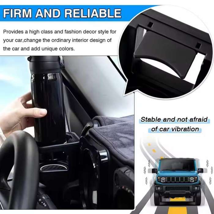 For Suzuki Jimny JB74 / JB64 2018- Car Air Outlet Water Cup Holder(Black)