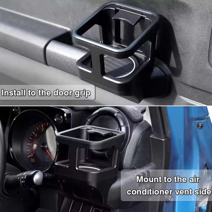 For Suzuki Jimny JB74 / JB64 2018- Car Air Outlet Water Cup Holder(Black)