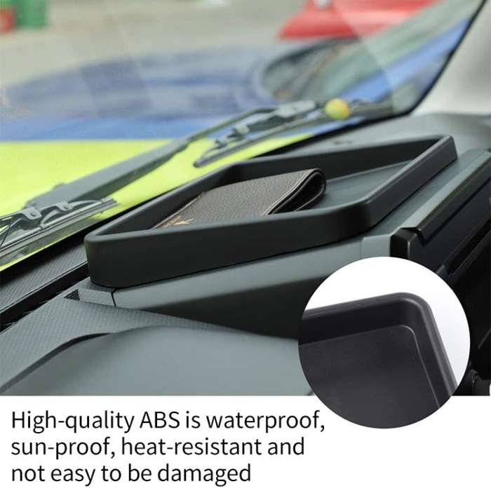 For Suzuki Jimny JB74 / JB64 2018- Car Dashboard Storage Box(Black)