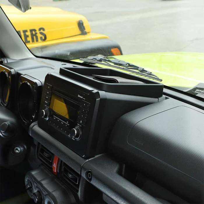 For Suzuki Jimny JB74 / JB64 2018- Car Dashboard Storage Box(Black)