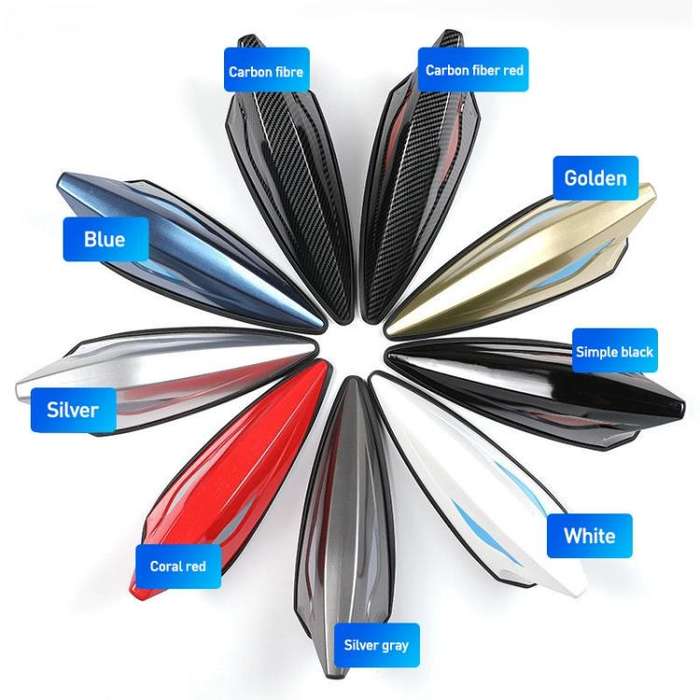 Car Shark Fin Radio Aerials Antenna, with Signal Reception(Gold)