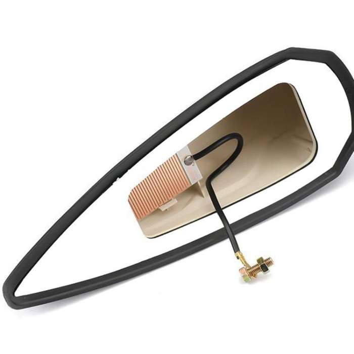 Car Shark Fin Radio Aerials Antenna, with Signal Reception(White)