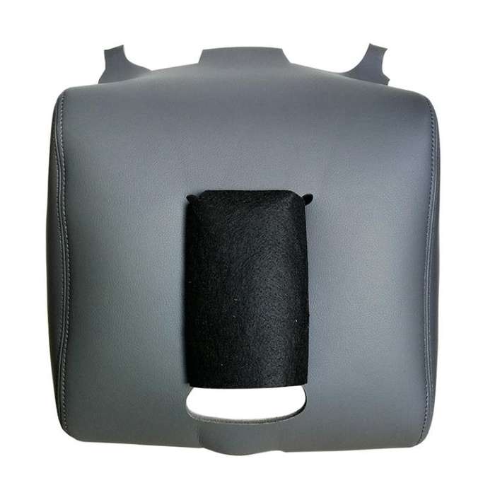 Car Central Armrest Box Protective Leather Cover for Chevrolet Silverado 1500 / 2500 2014-2018(Da...