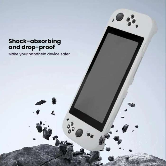 For Nintendo Switch 2 Game Console Silicone One-piece Protective Case(White)