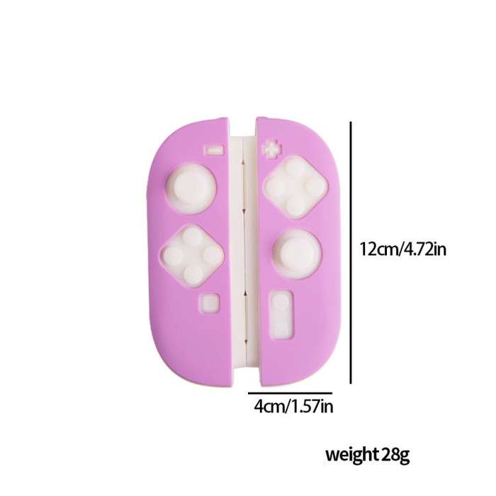 For Nintendo Switch 2 Game Console Silicone Separable Protective Case(Black)