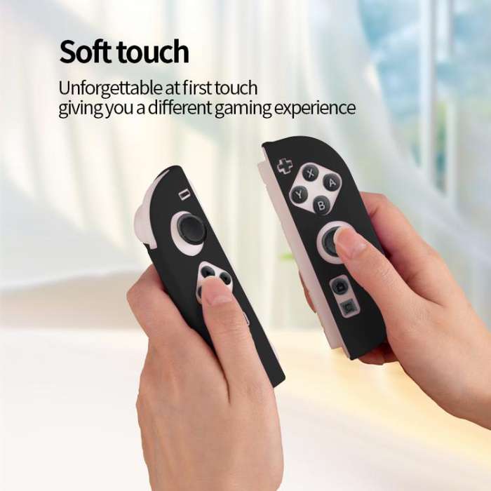 For Nintendo Switch 2 Game Console Silicone Separable Protective Case(Black)